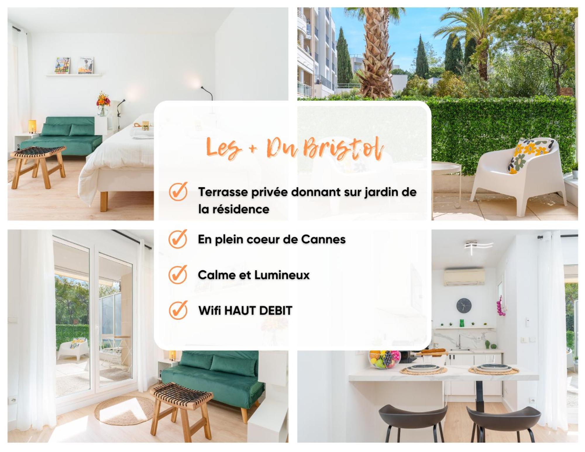 Le Bristol By Apirent #Climatisation #Terrasse #Central Cannes Extérieur photo